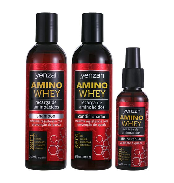 Kit-Yenzah-Amino-Whey-com-shampoo-condicionador-e-tonico-capilar