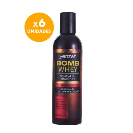 Kit-Yenzah-Whey-Bomb-Cream-com-6-unidades-de-shampoo-240ml